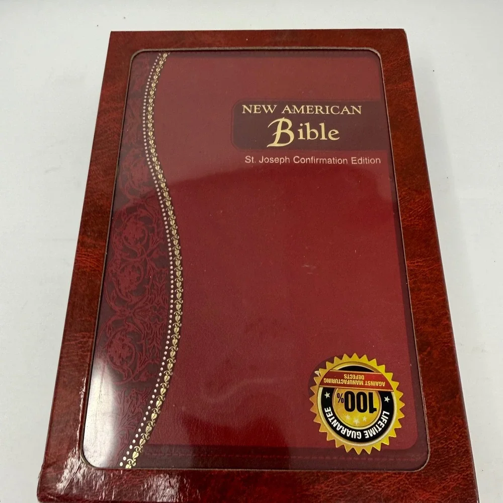 New American Bible St Joseph Confirmation Edition Burgundy NAB 9781937913717